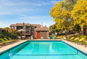 Outdoor pool at Eden Commons in Eden Prairie, MN 55344
